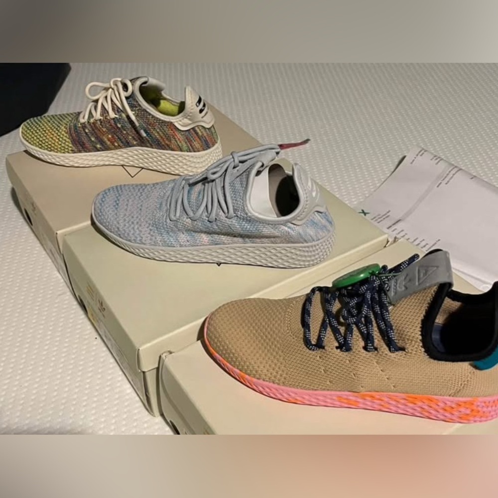 Adidas Pharrell HU Tennis Shoes (3 Pairs) - Women 6.5 - NWT StockX ok 450 MSRP